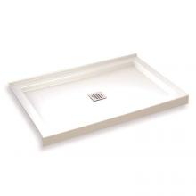 Maax Canada 420003-502-001 - B3 Base 4836 Square Drain Left Corner Installation White