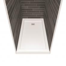 Maax Canada 420006-504-001 - B3 Base 6036 Square Drain Alcove-Deep Installation White