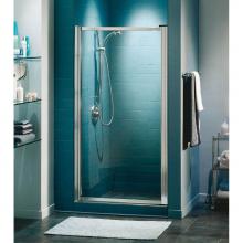 Maax Canada 136645-900-084-000 - Pivolok 29-30.75 in. x 64.5 in. Pivot Alcove Shower Door with Clear Glass in Chrome