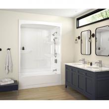 Maax Canada 107008-SL-000-001 - Allia Access TSR-6032 Acrylic Alcove Left-Hand Drain Three-Piece Tub Shower in White