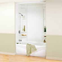 Maax Canada 101647-000-129-000 - Alaska 80 Polystyrene Glue up Five-Piece Tub Wall Surround in White