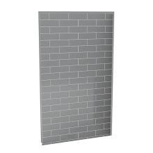Maax Canada 103411-301-501-000 - Utile 48 in. Composite Direct-to-Stud Back Wall in Metro Ash Grey
