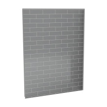 Maax Canada 103412-301-501-000 - Utile 60 in. Composite Direct-to-Stud Back Wall in Metro Ash Grey