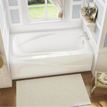 Maax Canada 105231-108-001-101 - Santorini 60 x 32 Acrylic Alcove Right-Hand Drain Aerosens Bathtub in White