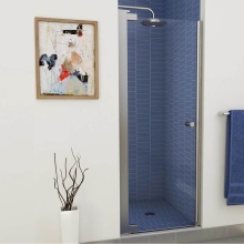 Maax Canada 105419-900-084-000 - Insight 24 ½-26 ½ x 67 in. 6 mm Pivot Shower Door for Alcove Installation with Clear Gla