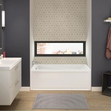 Maax Canada 105456-000-001-002 - New Town 6032 IFS Acrylic Alcove Right-Hand Drain Bathtub in White
