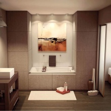 Maax Canada 105467-109-001-103 - New Town 6032 IF Acrylic Alcove Right-Hand Drain Combined Hydrosens and Aerosens Bathtub in White