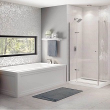 Maax Canada 105722-107-001-100 - Skybox 6636 Acrylic Drop-in End Drain Hydrosens Bathtub in White