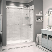 Maax Canada 106356-000-001-002 - Zone Square 60 x 32 Acrylic Alcove or Corner Shower Base in White with Right-Hand Drain