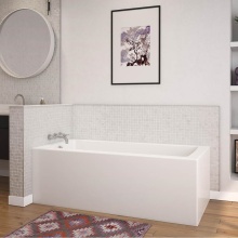 Maax Canada 106825-000-002-002 - Nomad Corner 6032 AcrylX Corner Right-Hand Drain Bathtub in White