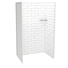 Maax Canada 107459-301-526-000 - Utile 4832 Composite Direct-to-Stud Three-Piece Alcove Shower Wall Kit in Metro Tux