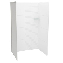 Maax Canada 107460-306-513-000 - Utile 4836 Composite Direct-to-Stud Three-Piece Alcove Shower Wall Kit in Metro Tux