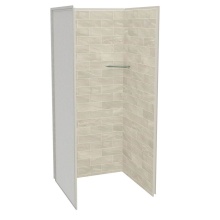 Maax Canada 107479-312-507-000 - Utile 3636 Composite Direct-to-Stud Three-Piece Alcove Shower Wall Kit in Organik Loam