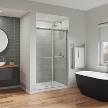 Maax Canada 136956-810-305-000 - Duel Alto 44-47 X 78 in. 8mm Bypass Shower Door for Alcove Installation with GlassShield® gla
