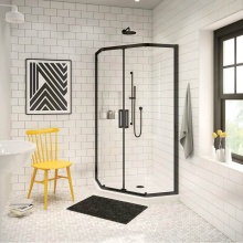 Maax Canada 137442-900-340-000 - Radia Neo-angle 40 x 40 x 71.5 in. 6 mm Sliding Shower Door for Corner Installation with Clear gla
