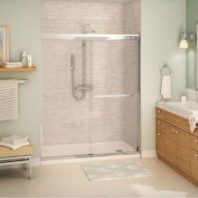 Maax Canada 139675-900-084-000 - Noble SC 55-59 x 71 in. 8mm Bypass Shower Door for Alcove Installation with Clear Glass in Chrome