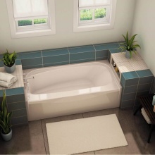 Maax Canada 148009-000-002-784 - Essence TO-6030 AFR AcrylX Alcove Left-Hand Drain Bathtub in White