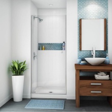 Maax Canada 148020-000-002-283 - Essence Base 3232 AcrylX Alcove Shower Base with Center Drain in White