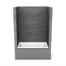 Maax Canada 410021-000-001-173 - ModulR 6032 IF (With Armrests) Acrylic Alcove Right-Hand Drain Bathtub in White