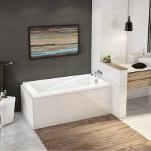 Maax Canada 410025-000-001-153 - ModulR 6032 IF (With Armrests) Acrylic Corner Right Left-Hand Drain Bathtub in White