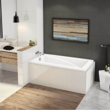 Maax Canada 410027-000-001-163 - ModulR 6032 IF (With Armrests) Acrylic Corner Left Left-Hand Drain Bathtub in White