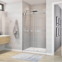Maax Canada 420003-541-001-100 - B3Square 4836 Acrylic Alcove Shower Base in White with Anti-slip Bottom with Center Drain