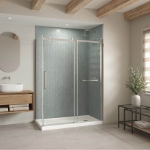 Maax Canada 420025-543-001-000 - B3X 6032 Acrylic Corner Right Shower Base with Anti-slip Bottom with Right-Hand Drain in White