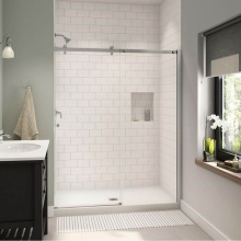 Maax Canada 420031-501-001-000 - B3X 6036 Acrylic Alcove Shower Base with Center Drain in White