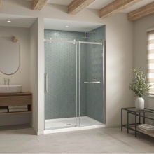 Maax Canada 420036-541-001-100 - B3Square 6042 Acrylic Alcove Shower Base in White with Anti-slip Bottom with Center Drain