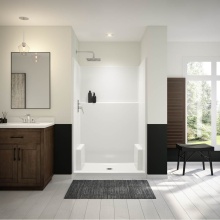 Maax Canada 107160-000-002-000 - Icon SH4836 Acrylx Alcove Center Drain One-Piece Shower in White