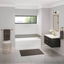 Maax Canada 106394-000-001-001 - Bosca 6030 IFS Acrylic Alcove Left-Hand Drain Bathtub in White