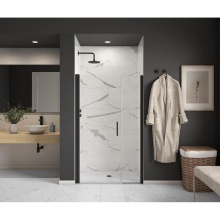 Maax Canada 139271-900-340-100 - Cappadocia 45-47 x 68 in. 6 mm Pivot Shower Door for Alcove Installation with Clear glass & Ro