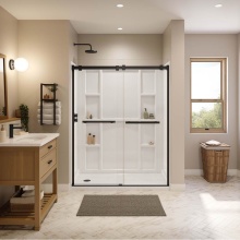 Maax Canada 107730-000-001-002 - Interflo 6030 Acrylic Alcove Five-piece Shower in White with Right-hand Drain