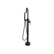 Maax Canada 10045542-340 - Linosa Freestanding Tub Faucet with Handshower in Black