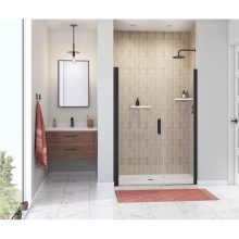 Maax Canada 138274-900-340-101 - Manhattan 51-53 x 68 in. 6 mm Pivot Shower Door for Alcove Installation with Clear glass & Squ