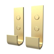 Maax Canada 10045083-343 - Manhattan Hook - Pack of 2 in Brushed Gold