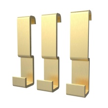 Maax Canada 10045089-343 - Manhattan Small Hooks - Pack of 3 in Brushed Gold