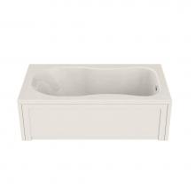 Maax Canada 101056-001-007 - Topaz 65.75 in. x 36 in. Alcove Bathtub with Whirlpool System End Drain in Biscuit