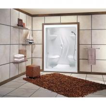 Maax Canada 101141-000-001-106 - Stamina 60-I 59.5 in. x 35.75 in. x 85.25 in. 1-piece Shower with Right Seat, Right Drain in White