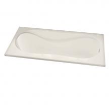 Maax Canada 102722-109-007 - Cocoon 59.875 in. x 31.875 in. Drop-in Bathtub with Combined Hydrosens/Aerosens System End Drain i