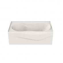 Maax Canada 102941-001-007-002 - Vichy 59.875 in. x 33.375 in. Alcove Bathtub with Whirlpool System Right Drain in Biscuit