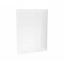 Maax Canada 103422-306-513-000 - Utile 60 in. Composite Direct-to-Stud Back Wall in Erosion Bora white