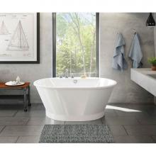 Maax Canada 103901-000-002-100 - Brioso 60 in. x 42 in. Freestanding Bathtub with Center Drain in White