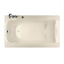 Maax Canada 105311-L-055-004 - Release 59.625 in. x 36 in. Alcove Bathtub with Aerofeel System Left Drain in Bone