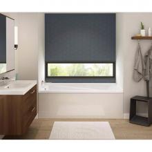 Maax Canada 105550-R-103-001 - Exhibit IF DTF 59.75 in. x 31.875 in. Alcove Bathtub with Aeroeffect System Right Drain in White