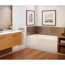 Maax Canada 105705-000-001-002 - Rubix 59.75 in. x 32 in. Alcove Bathtub with Right Drain in White