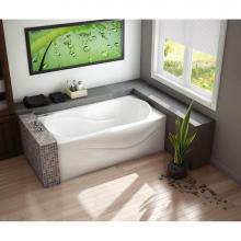 Maax Canada 105726-R-109-001 - Murmur A 59.875 in. x 33.375 in. Alcove Bathtub with Combined Hydrosens/Aerosens System Right Drai