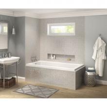 Maax Canada 106202-000-001-113 - Pose IF 59.625 in. x 31.625 in. Corner Bathtub with Left Drain in White