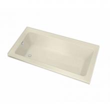 Maax Canada 106202-R-000-004 - Pose IF 59.625 in. x 31.625 in. Corner Bathtub with Right Drain in Bone