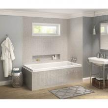 Maax Canada 106203-000-001-115 - Pose IF 59.625 in. x 31.625 in. Corner Bathtub with Left Drain in White